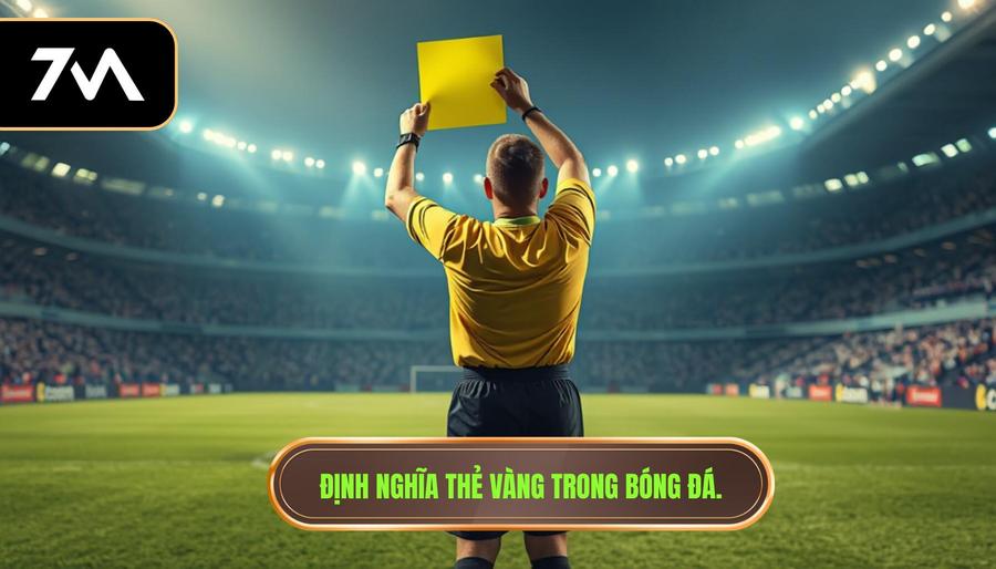 1. Định nghĩa thẻ vàng trong bóng đá.