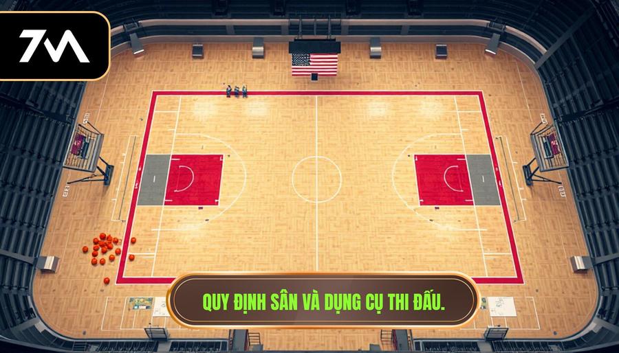 1. Quy định sân và dụng cụ thi đấu.
