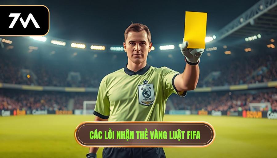 2. Các lỗi nhận thẻ vàng luật FIFA